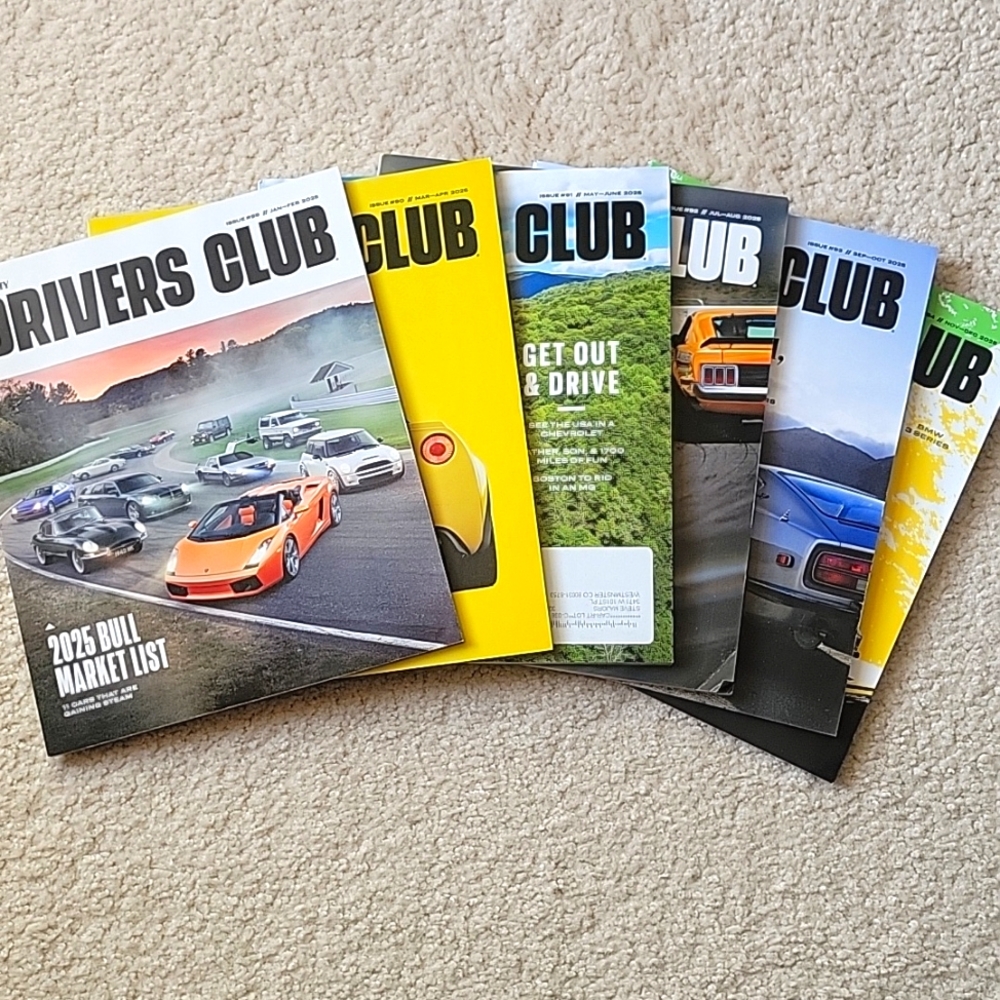 Hagerty Drivers Club 2025 Magazine Collection